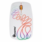 Мышь Smart Buy 327AG, белая с принтом, беспроводная (1/40)